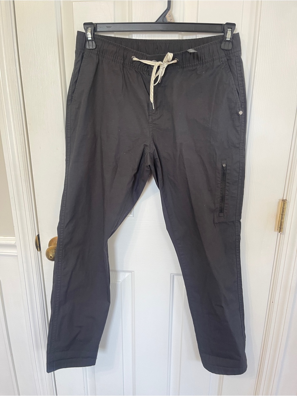Vuori Rip Stop Pants Women Medium  Gray Drawstring Pockets VW401 Outdoor